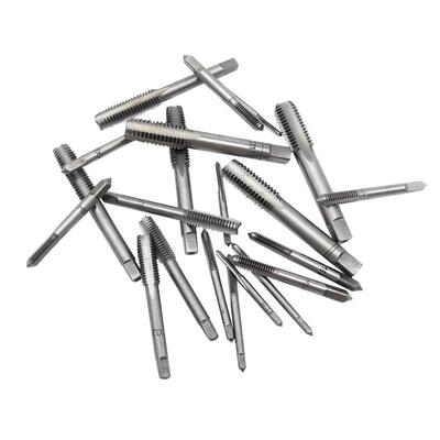 3P001C铁盒成套锥板牙组套手丝用扳2手板牙绞32件套丝攻组手套