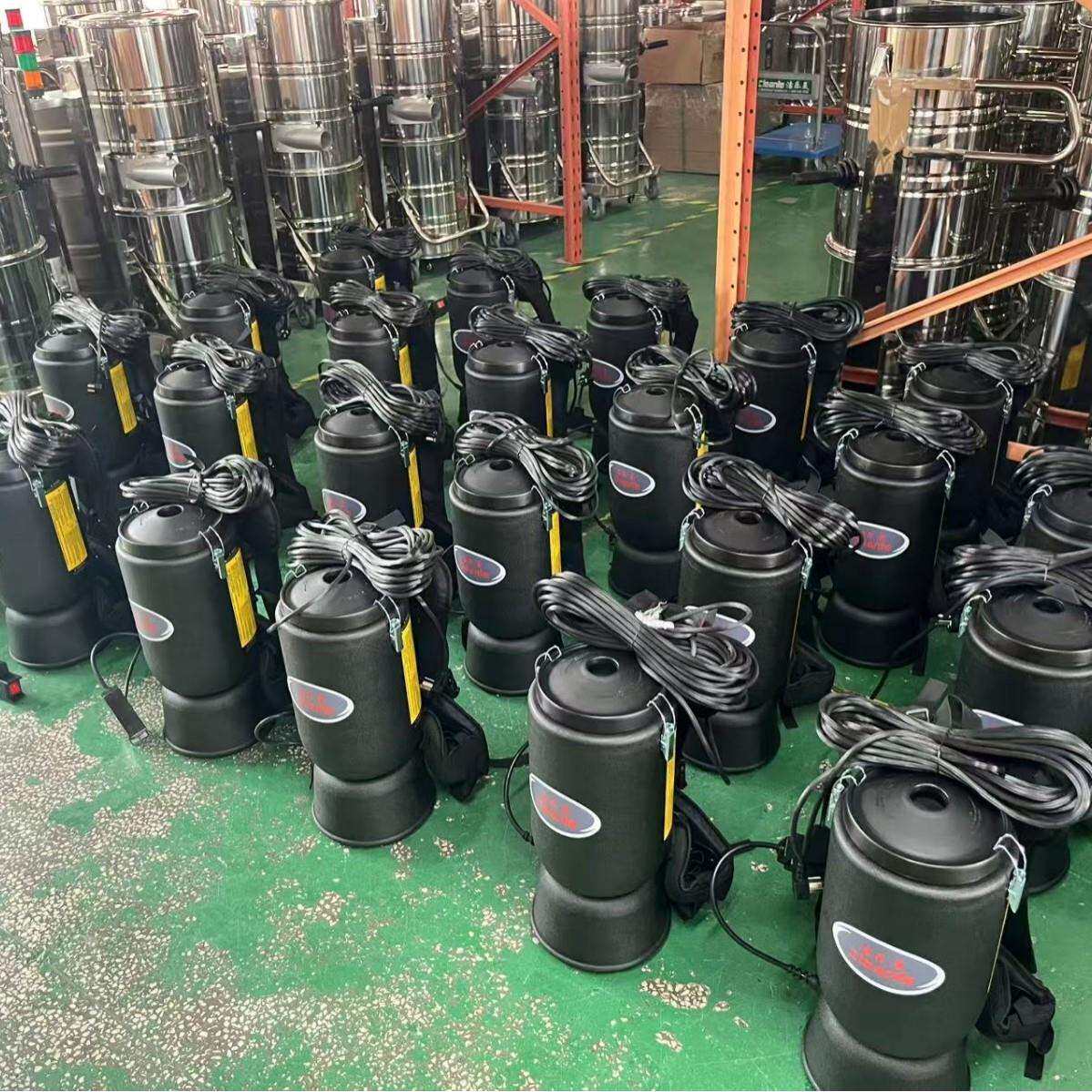 220V便携式肩背式吸尘器洁乐美JB12狭窄楼道高空粉尘颗粒清理用