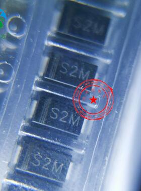 S6M SMC 6A 1000V S6MC DO-214AB 贴片整流二极管