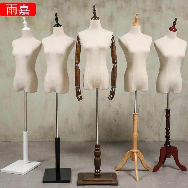 服装店模特道具女半身人台韩版带头展示架橱窗全身人体婚纱模特架