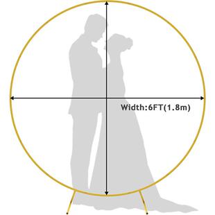 金属圆结花DE007婚礼拱门铁艺婚环庆专用拱形支架子草坪圆架形