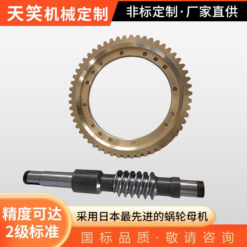 精密蜗轮蜗杆加工非标定制高速蜗轮电机用螺纹高精密传动齿轮配件