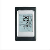 爆款 游泳池水温计大屏数显太阳能温度计 无线温湿度计浮漂式