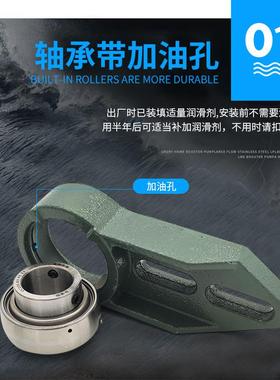 LJ洛阳京磐带座外球P面轴承UCFAAGCFBF0D27208纺织机轴承