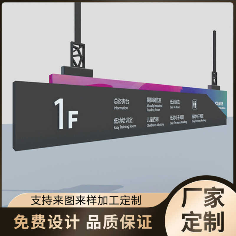 地下发光镂空医院指示吊牌悬挂指示牌商场灯箱超市牌灯箱双面车库