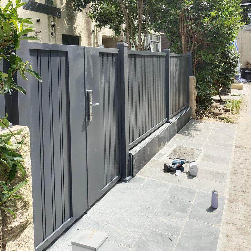 博盾别墅庭院围墙栏院子简约锌钢栅栏室外铁栏杆铝合金围栏