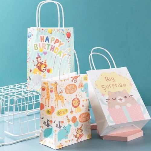 happy birthday paper bag bag custom gift bags custom礼品袋