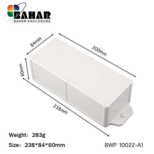 ABS塑料脉冲控制仪表密封盒IP68防水盒仪表巴哈尔壳体BWP10022