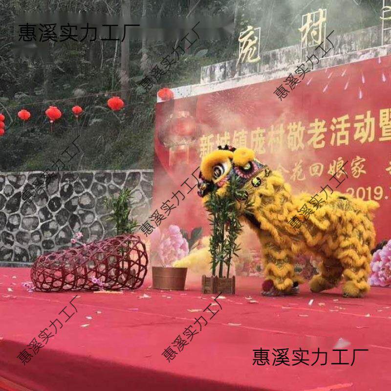 手工制作头层竹叶青大号猪笼竹笼醒狮道具装饰竹编装饰道具