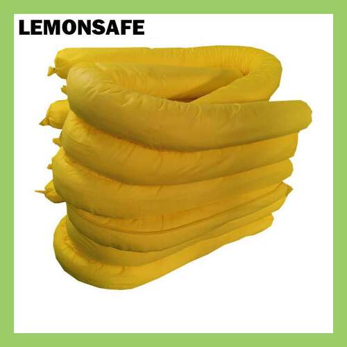 LEMONSAFE化学品吸附棉条腐蚀性液体吸液索黄色吸附棉条HSC01
