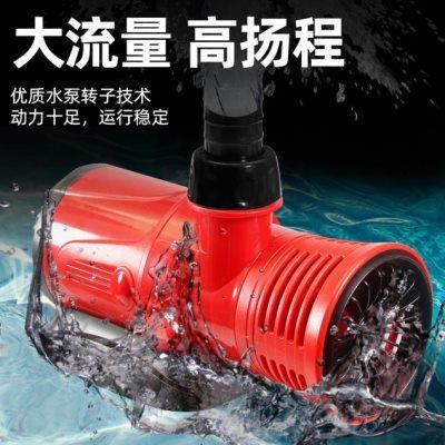 NO1静音变频水泵省电底吸潜水泵抽水循环泵大型鱼池水族箱过滤泵