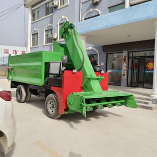 油牛粪便清粪车3立清方四轮除粪机牛场柴油链条刮板QLK柴理车