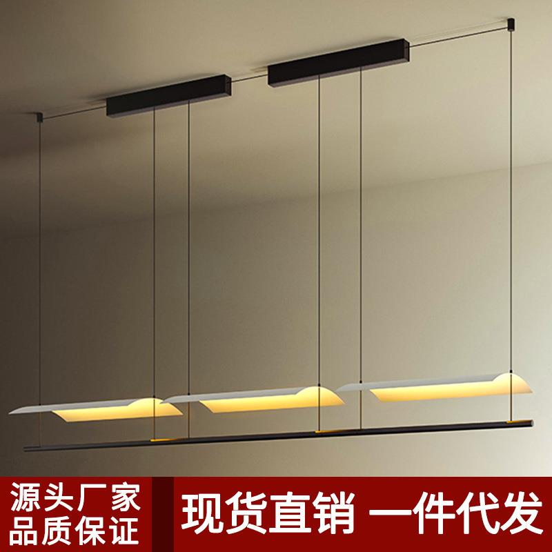 现代中式餐厅吧台吊灯北欧日式简约设计师样板房茶室办公桌创意灯