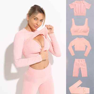 sports elastic bra color lift seamless women push-up for
