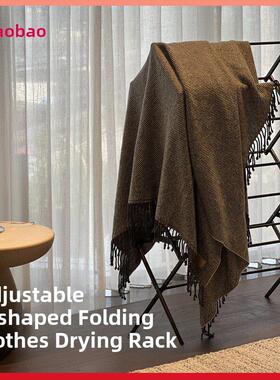 家吉宝闪电X折叠晾晒衣架不占空间落地折叠小户室内阳台晒衣晒被