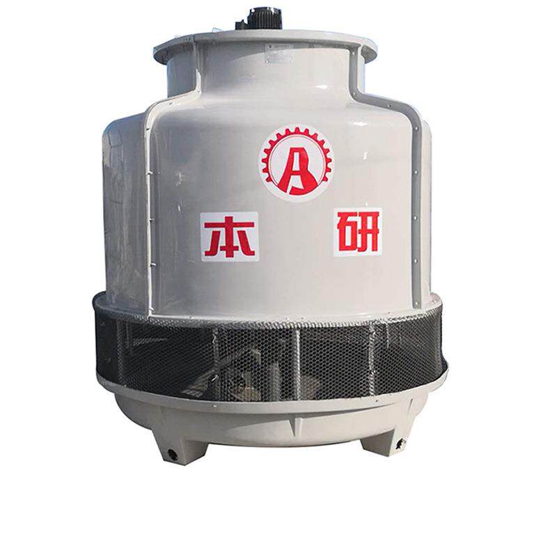 淮安盐化工厂配套圆形逆流玻璃钢冷却水塔镀锌支架耐高温PP填料