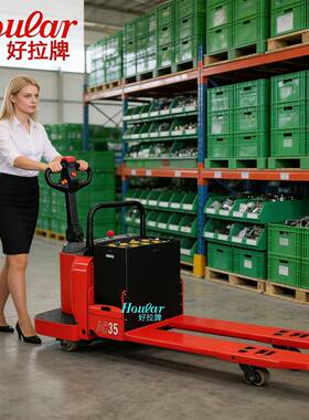 wwp力达CBD5-510双托盘电动托盘搬运车全自动.5吨站驾式叉车