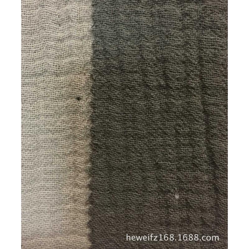 仿棉麻面料直销厂服装麻现货供应 皱 双层亚麻价f1232布麻棉时尚