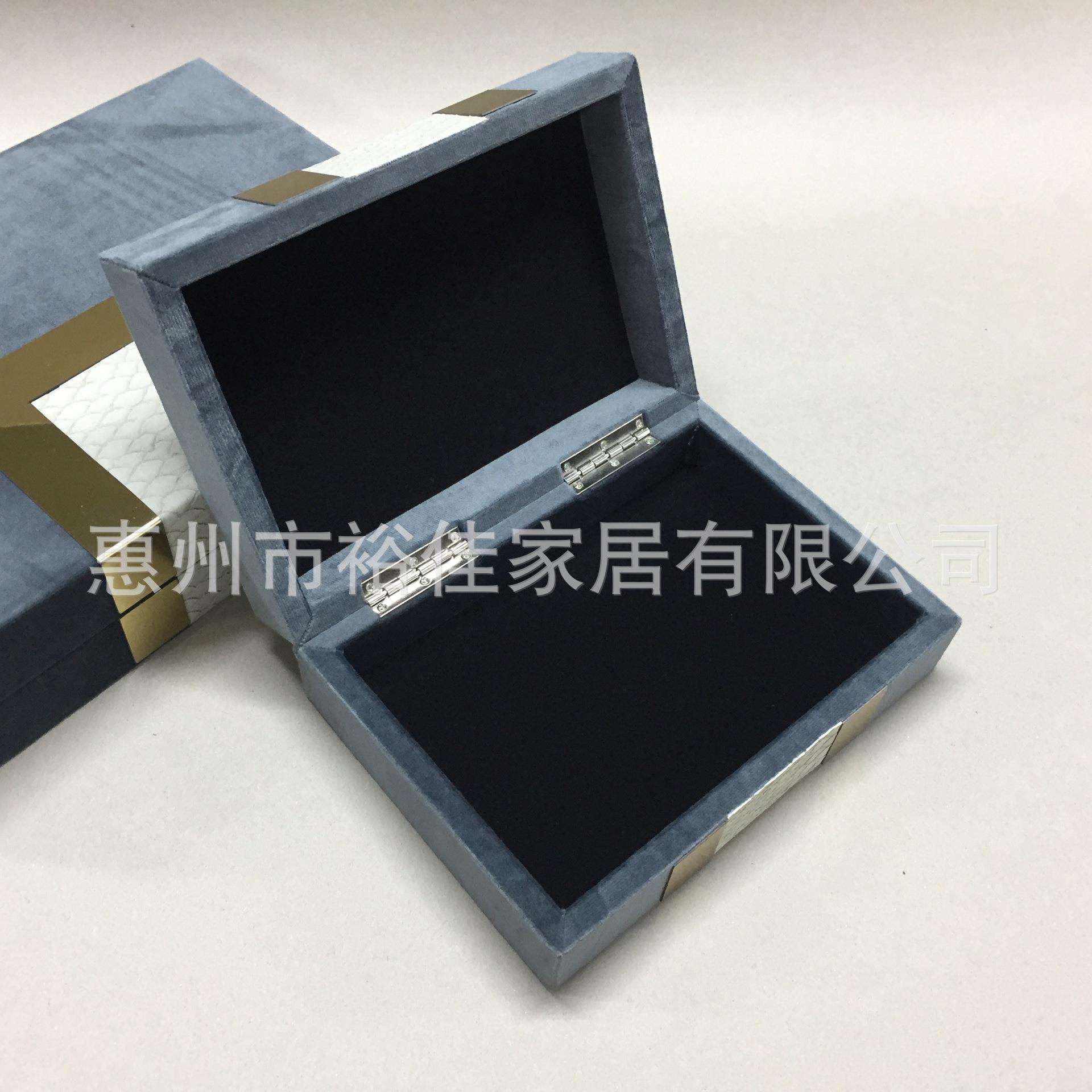 现代简约饰品摆件新中式家居卧室梳妆台首饰盒样板房软装装饰盒