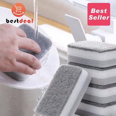 5 pcs Kitchen Dish Sponge for Washing Dishes Cleaning 海绵擦