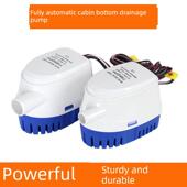 12V24V全自动舱底泵小型排水泵水游艇电池船用水泵直流潜水泵