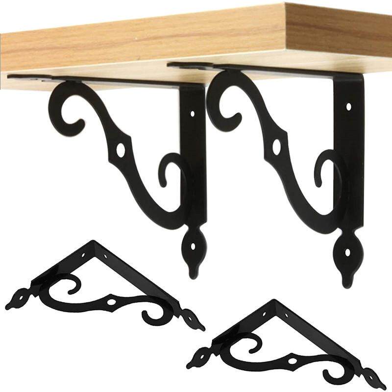 加厚铁艺三角支架托架书架墙上置物架壁挂隔板承重支撑搁板层板托