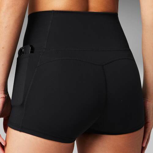 U 63573 High Waist Peach Butt Lifting Seams Shorts 腰提