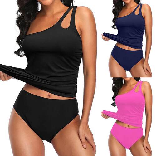 Swimsuit bikini women's single shoulder swimsuit
