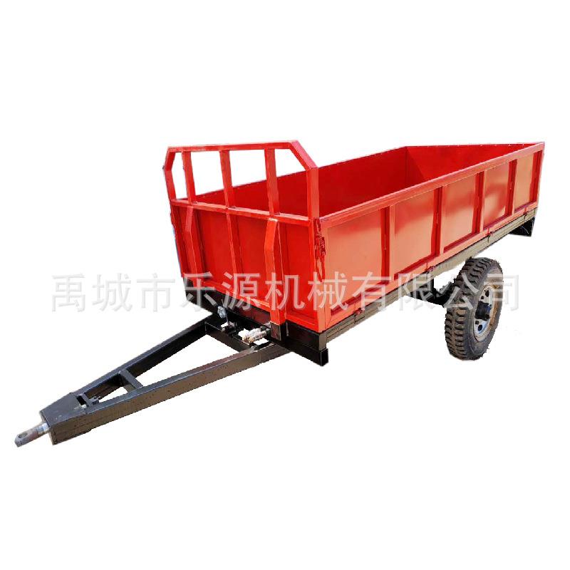 可加工制作各种农用运输拖车单轴四轮拖车液压自卸运输拖斗