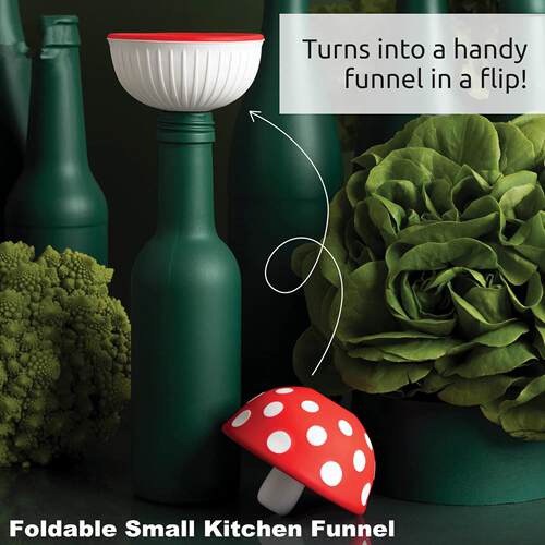 Mushroom funnels Mini Foldable Wine and Oil Kitchen Gadgets