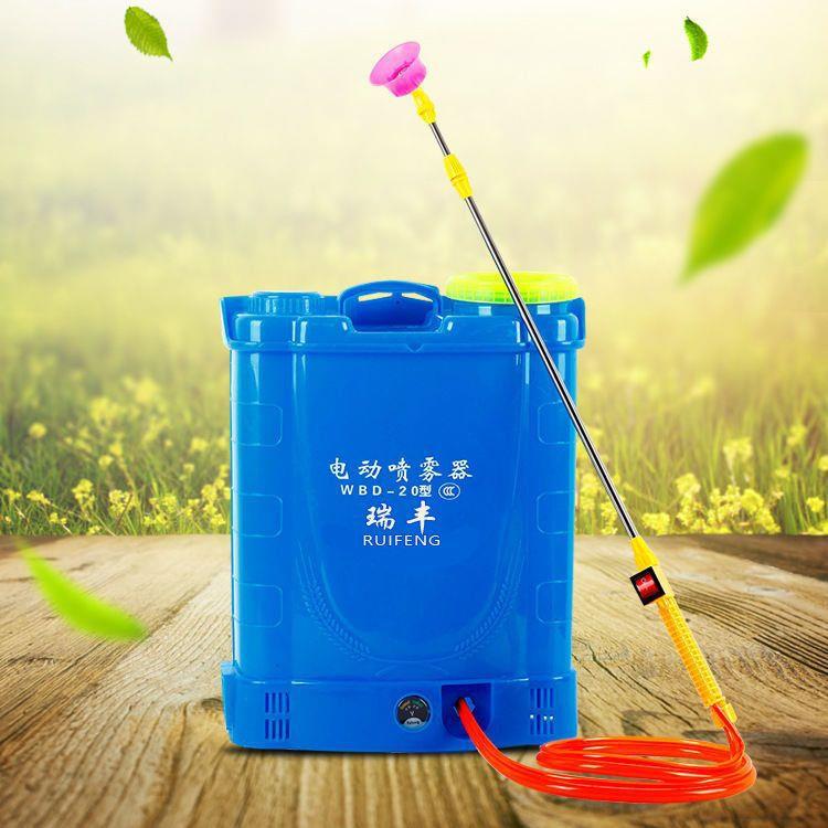 电动喷雾器农用锂电智能高压背负式充电打药桶消毒喷壶电动打药机