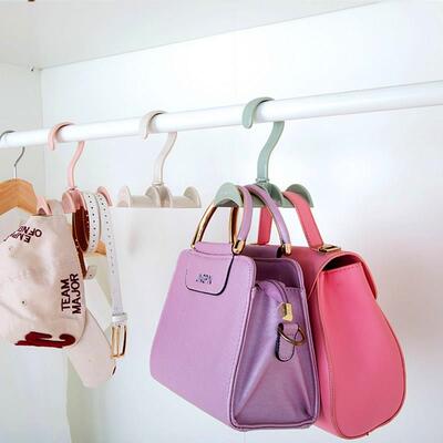 Multifunctional Rotatable Bag Storage Rack for Home Use, Bed