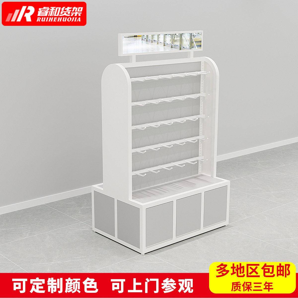 饰品货架项链耳环架精品首饰品店皮筋发夹挂钩陈列架双面中岛柜