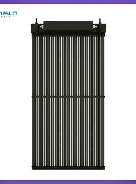 户外透明P15.625格栅屏 LED户外高亮超轻量灯条显示屏黑色外框