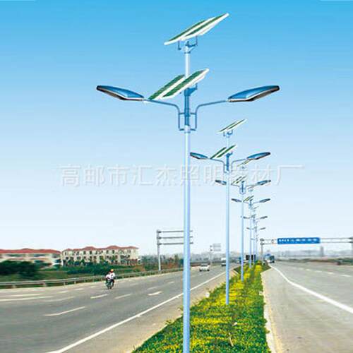 led太阳能路灯大功率太阳能路灯双头太阳能路灯一体化太阳能灯