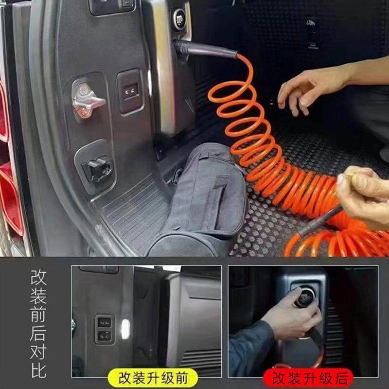 适用路虎新款卫士原装打气泵空气压缩机一体式车载充气泵原装附件