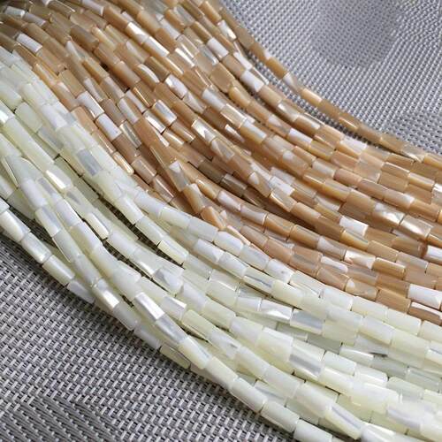 Natural shell beading beads Punch loose beads isolation