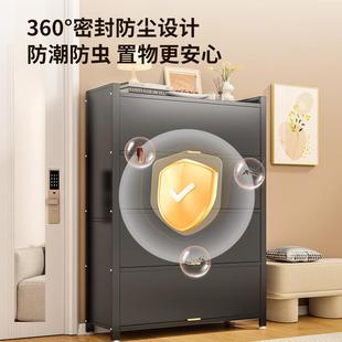 家用阳台防层晒储物柜钢制收纳置DID墙物一体柜靠多防尘杂物铁皮