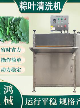 全自动粽子粽叶清洗机 新鲜芦苇叶洗杂质设备芭蕉叶清洗机器 佳鸿