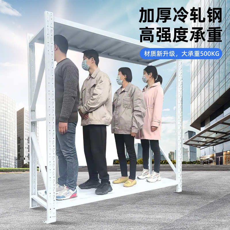 仓储仓库货架置物架多层储藏室展示架自由组合家用轻型中型铁架子