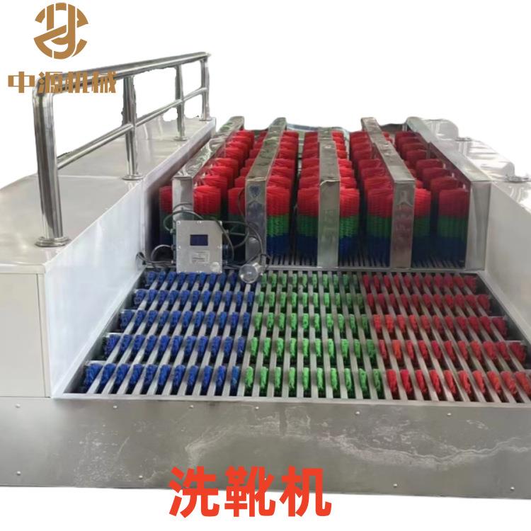 矿用全自动双通道HCCX-100洗靴机 多通道固定智能刷靴机机械式矿