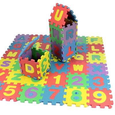 36Pcs/Set 6*6cm Kids Child Baby Puzzle Mat Play Mat Toys Eva