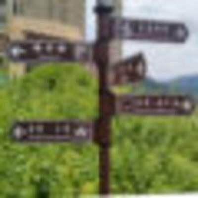 指路牌道路小区施工指示牌工厂牌导向牌指引牌公园景区指向路牌