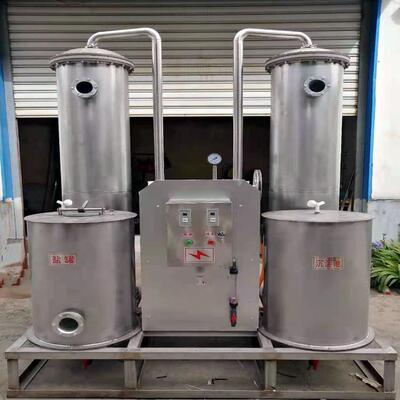 全自动钠离子交换器不锈钢柱锅炉除垢软化水设备胜王水处理