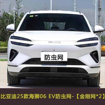 适用于比亚迪25款海狮06EVDMI汽车防虫网水箱护网中网防尘防絮
