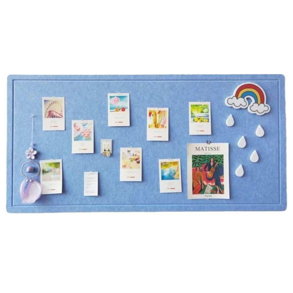 照片板公告栏作品毛毡墙幼儿园风自定制展示毛毡ins教室板贴墙粘