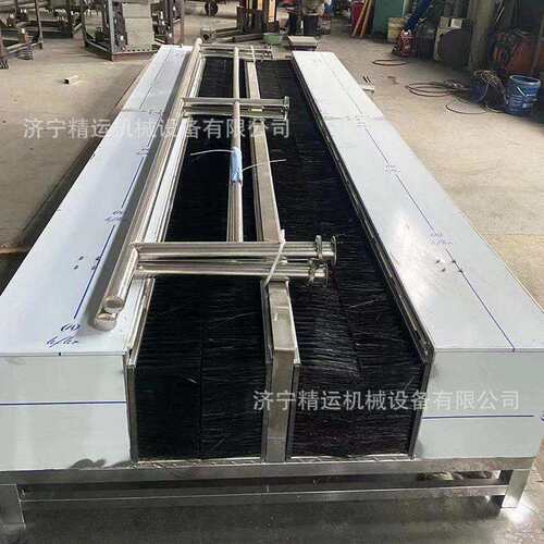 无动力双通道洗靴机小型台式不锈钢全自动喷淋清洗单通道刷靴机