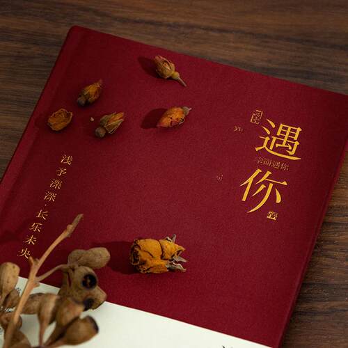 青禾纪浅予A5高颜值笔记本本子简约布面学生文艺日记本加厚记事本