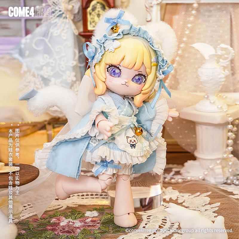 COME4FREE【甜品系列】 蓝莓可露丽娃衣OB11玩偶BJD裙衣服