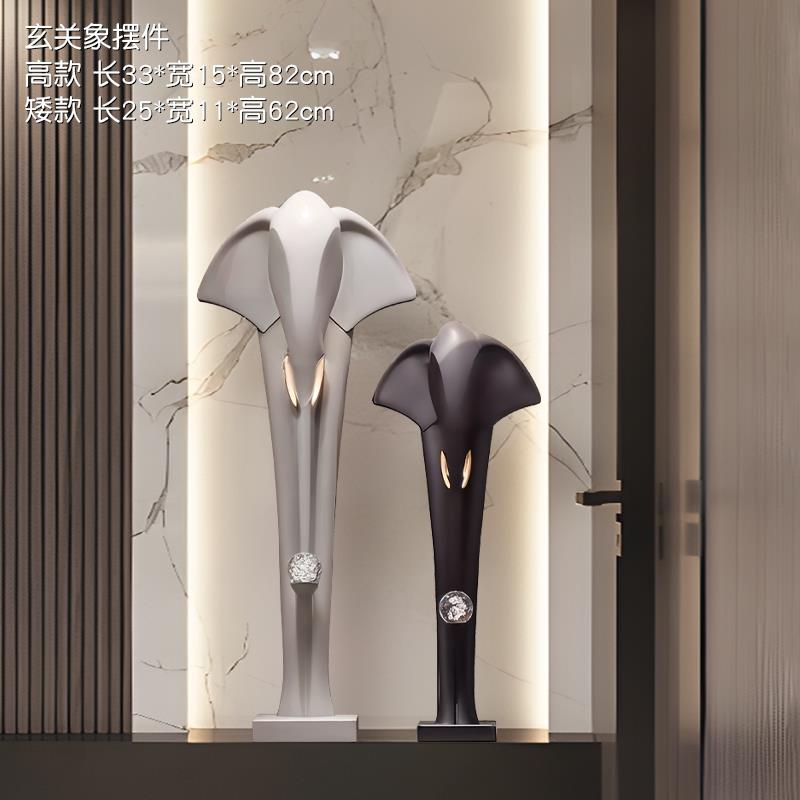 高档大展宏图件室内玄关公室办酒柜柜客厅电视轻奢摆装饰品创意摆